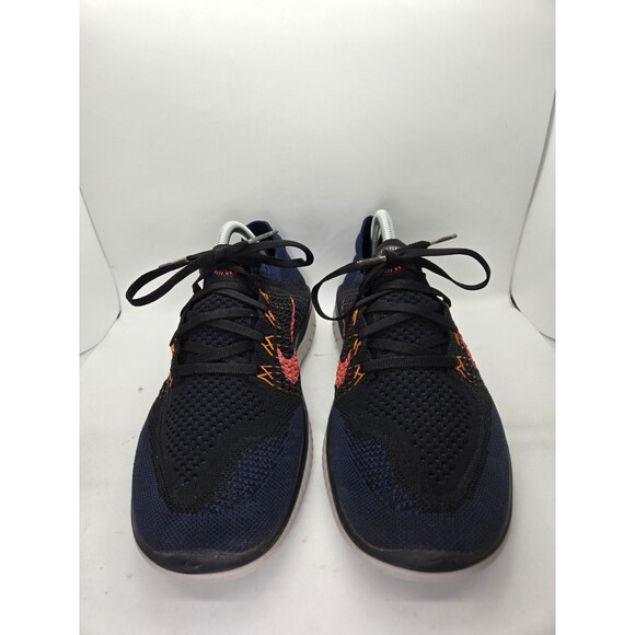 Nike Free RN Flyknit Shoes Mens 9.5 Blue Flash Crimson Road Running Gym Sneakers main image 5